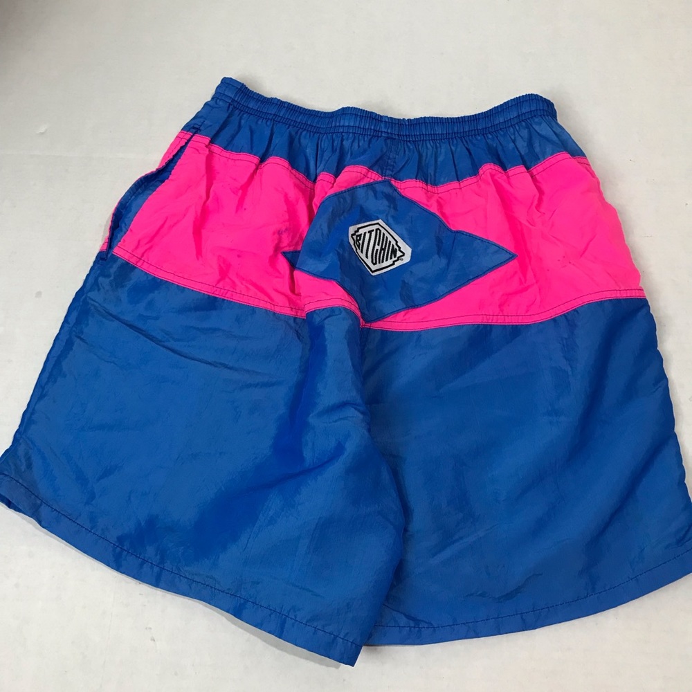 1989 BITCHIN Surf Nylon Shorts 80s Skate shorts M